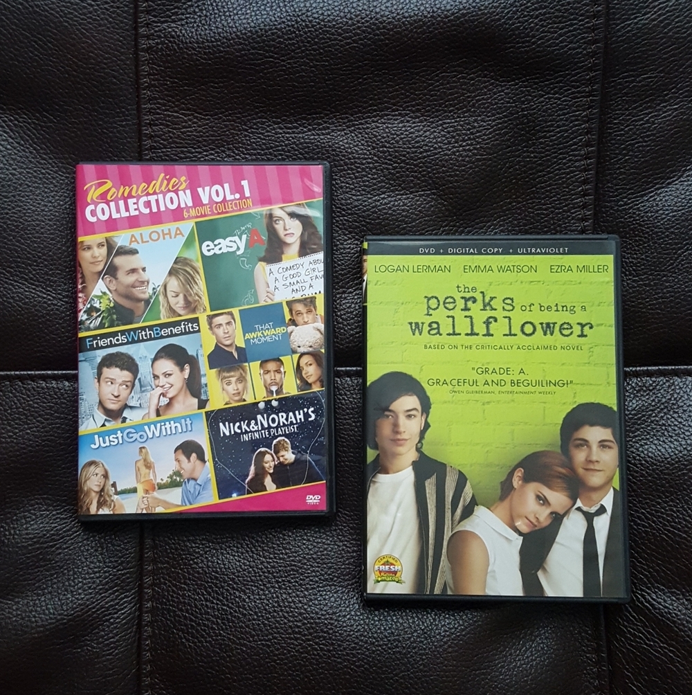 7 DVD Rom-com Movie Bundle Romantic Comedy Drama The Perks Of Being A Wallflower